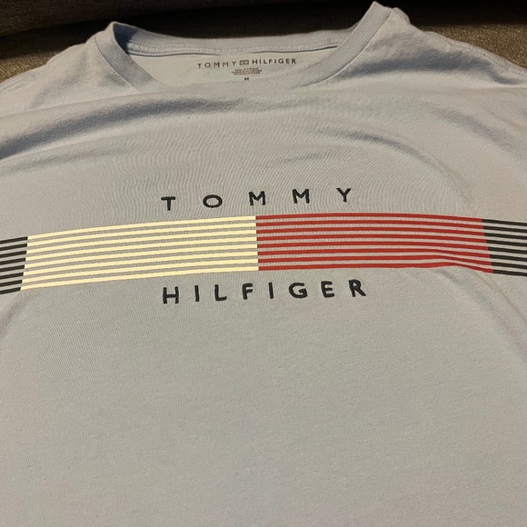 Tommy Hilfiger Other - Tommy Hilfiger mens designer t-shirt. Baby blue. Medium.